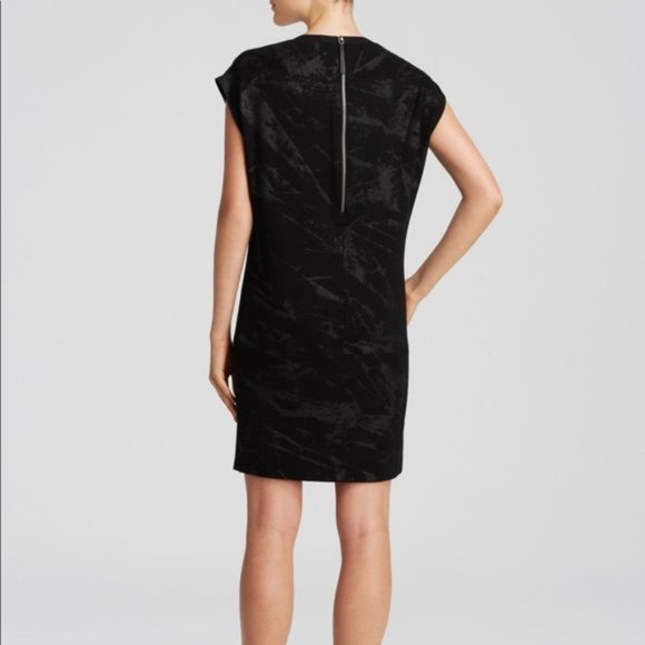 Helmut Lang Tera Paint-Print Sweatshirt Dress - Picture 2 of 2